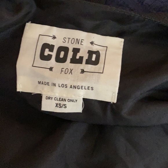 Stone cold fox / Black Love wrap jumpsuit ruffle Jumper Romper XS / S - Picture 8 of 10